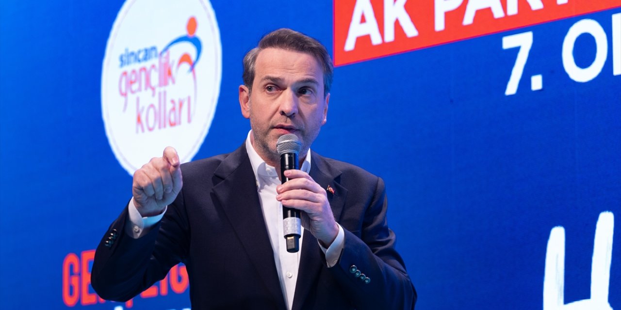 Bakan Bayraktar, AK Parti Sincan Gençlik Kolları Kongresi'nde konuştu: