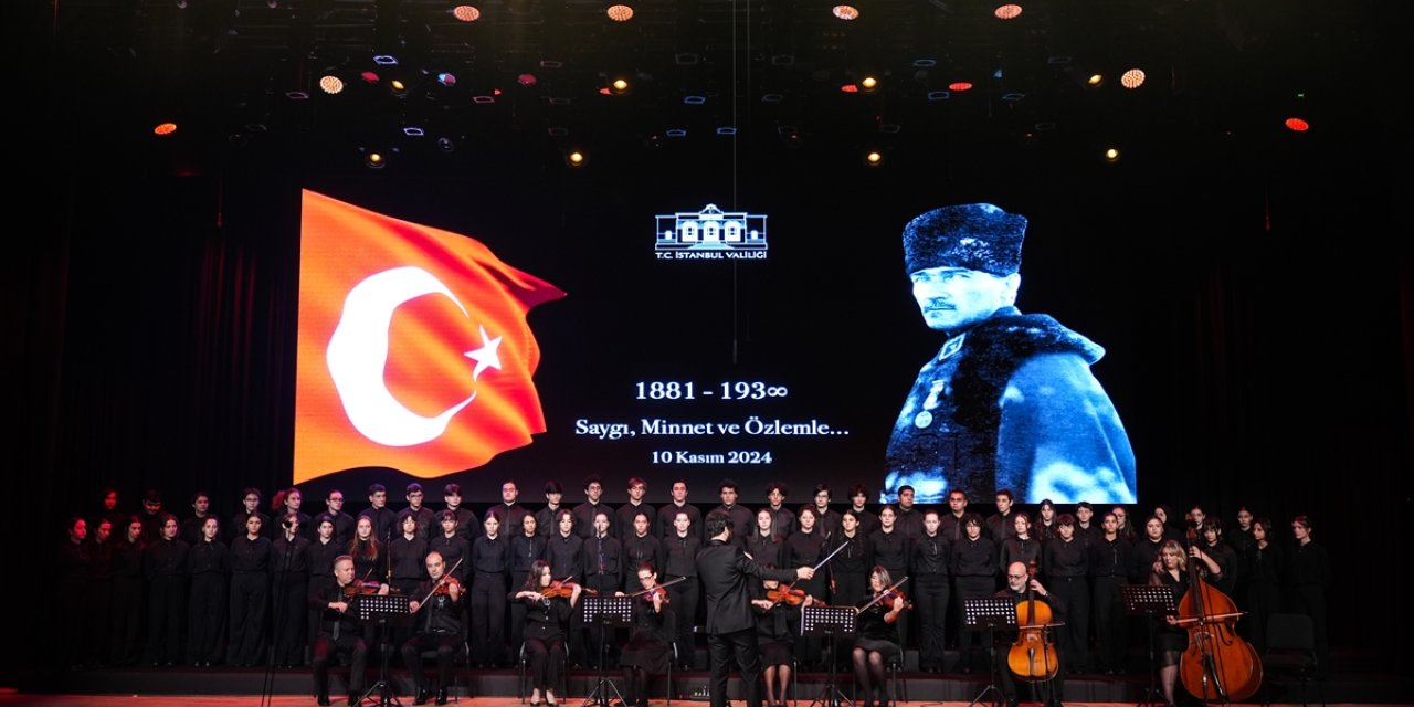 İstanbul Valiliğince Büyük Önder Atatürk'ü anma programı düzenlendi