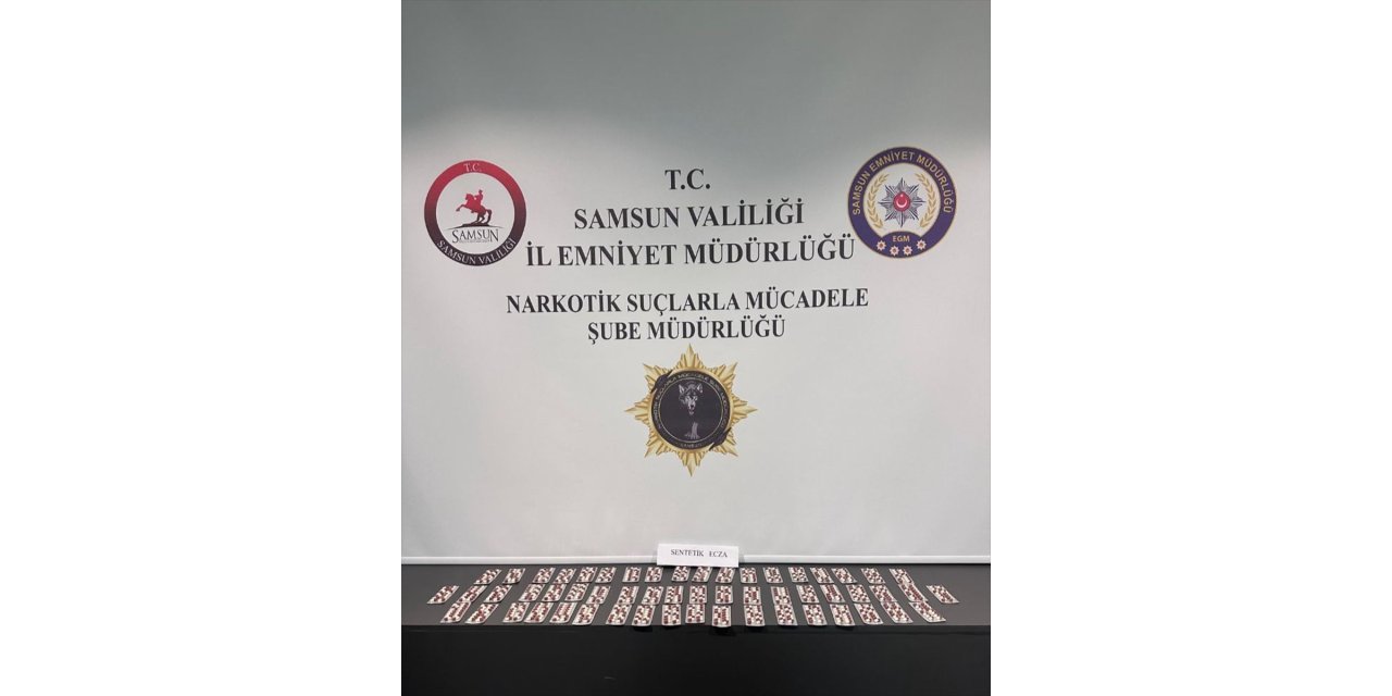 Samsun'da uyuşturucu ve silah operasyonunda 4 zanlı yakalandı