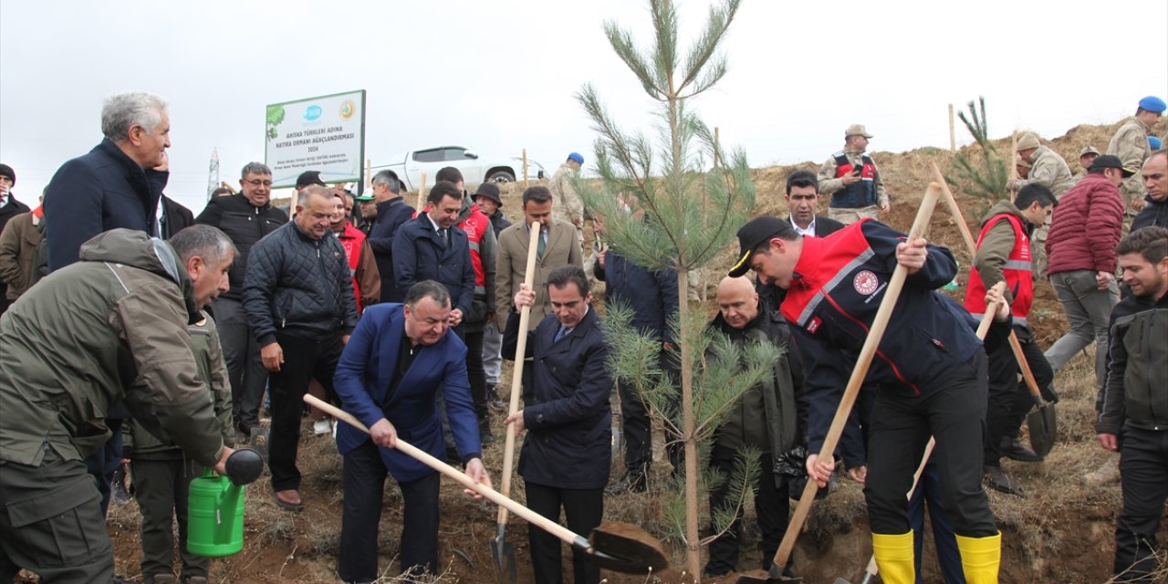 Bitlis'te, Dünya Ahıska Türkleri Birliği Hatıra Ormanı oluşturuldu