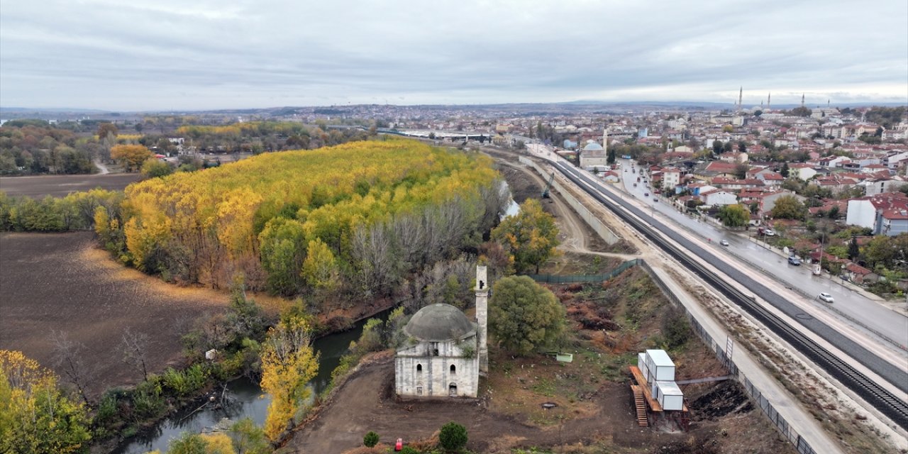 Edirne'de 5,5 asırlık  Evliya Kasımpaşa Camisi'nin restorasyonuna başlandı