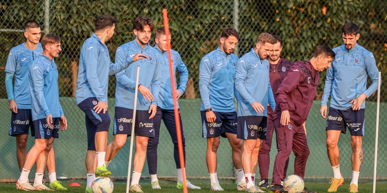 Trabzonspor, Adana Demirspor maçının hazırlıklarını sürdürdü