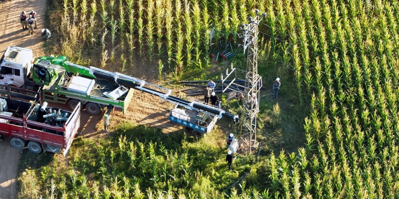 Şanlıurfa'da tarlalarda 15 kayıt dışı trafo tespit edildi