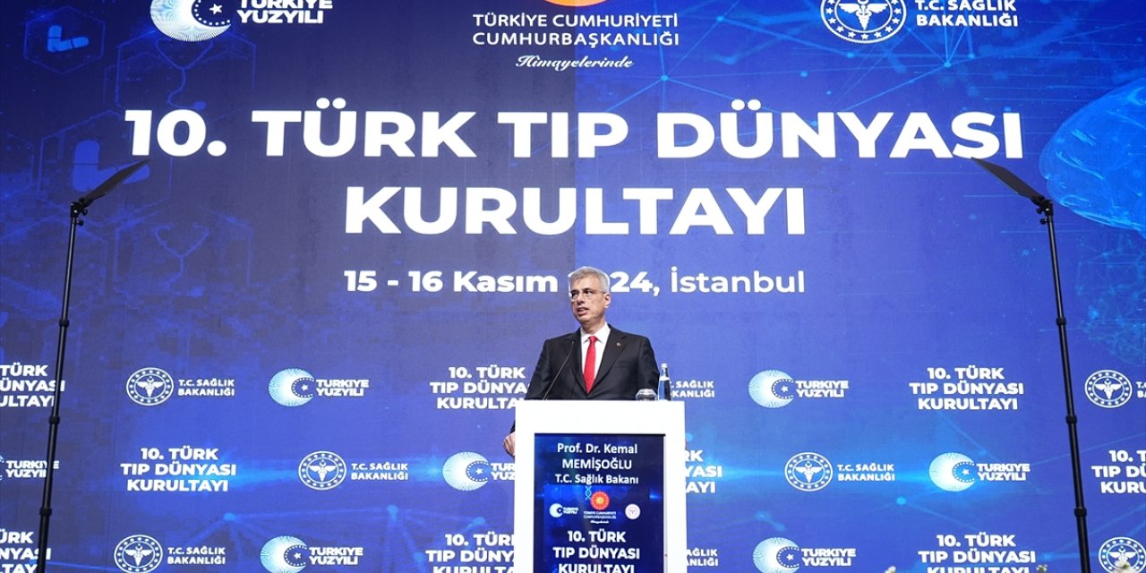 Sağlık Bakanı Memişoğlu "10. Türk Tıp Dünyası Kurultayı"nda konuştu: