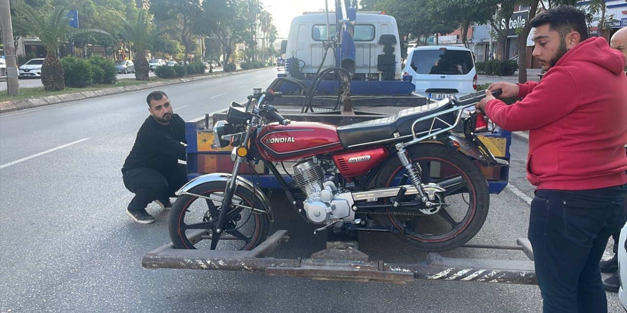 Adana'da denetimlerde 39 motosiklet trafikten men edildi