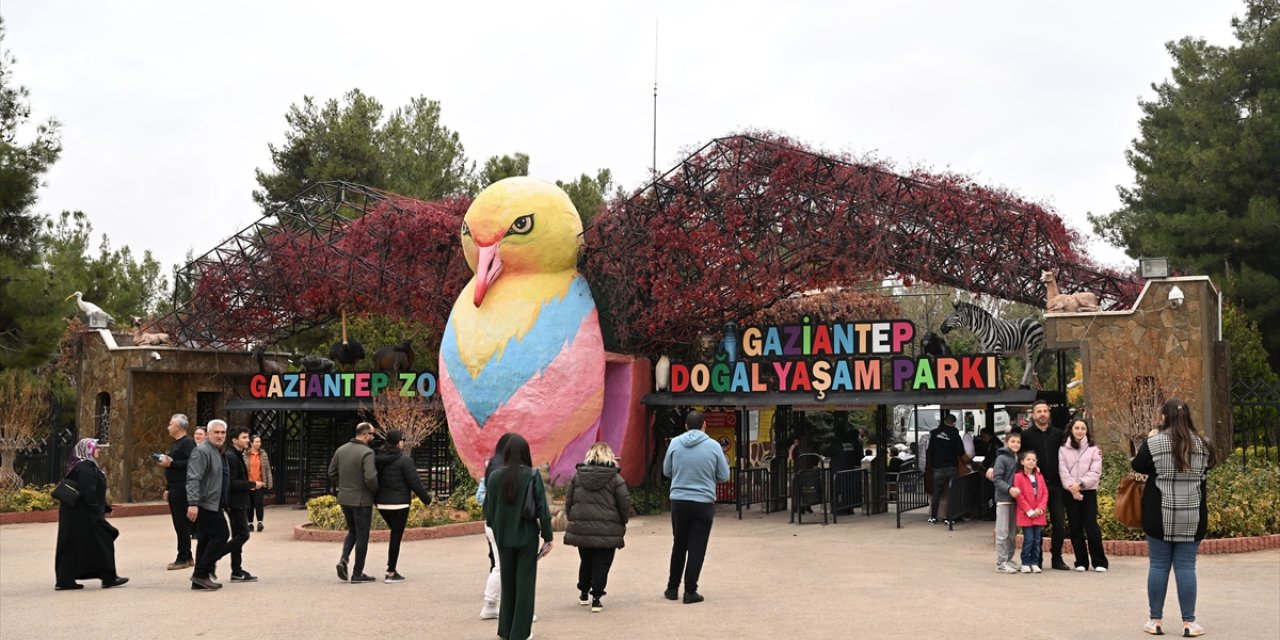 Gaziantep Doğal Yaşam Parkı ara tatilde 175 bin kişiyi ağırladı