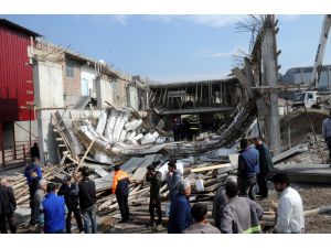 Kahramanmaraş'ta inşaatta göçük: 6 yaralı