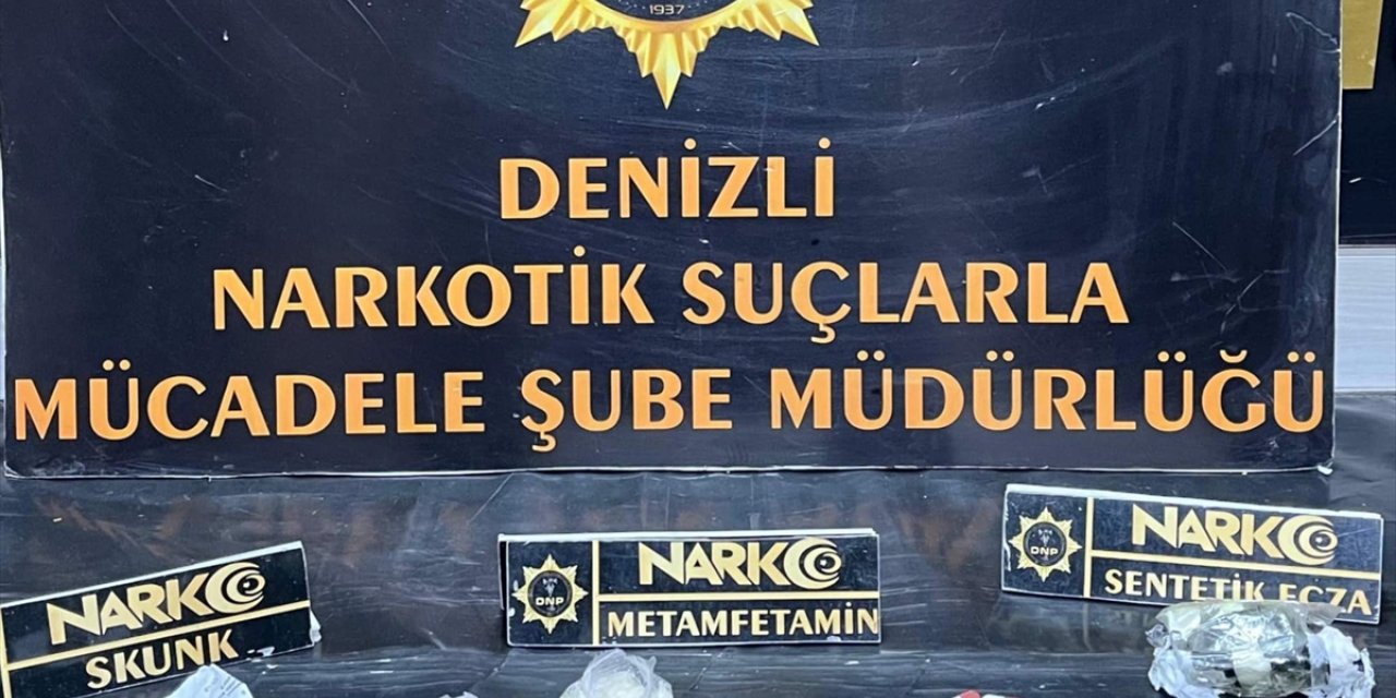 Denizli'de uyuşturucu operasyonunda 3 tutuklama