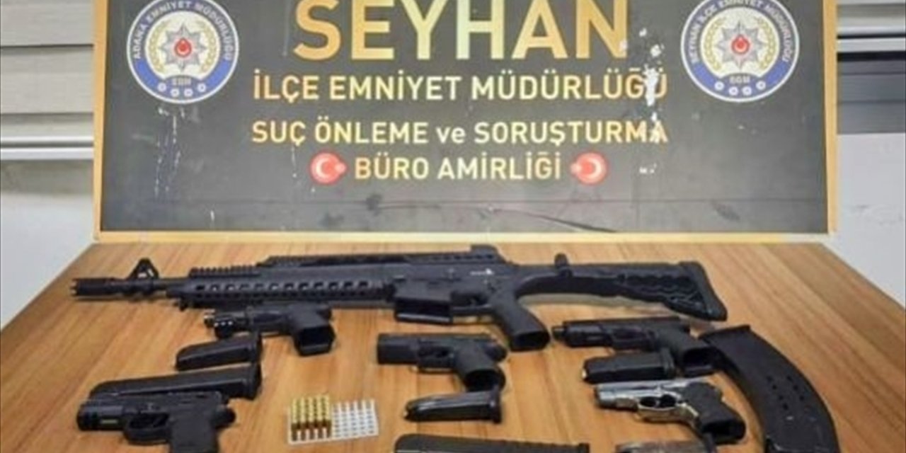 Adana'da evinde 6 ruhsatsız silah bulunan şüpheli tutuklandı