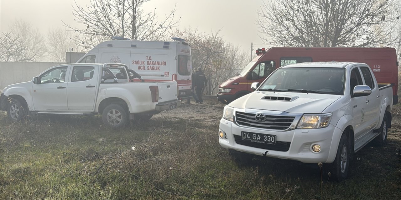 Bolu'da atık su kuyusuna düşen belediye personeli yaralandı