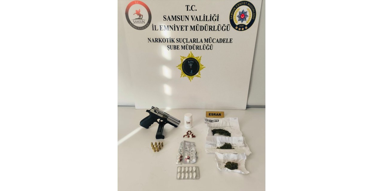 Samsun'da uyuşturucu operasyonunda 2 şüpheli yakalandı