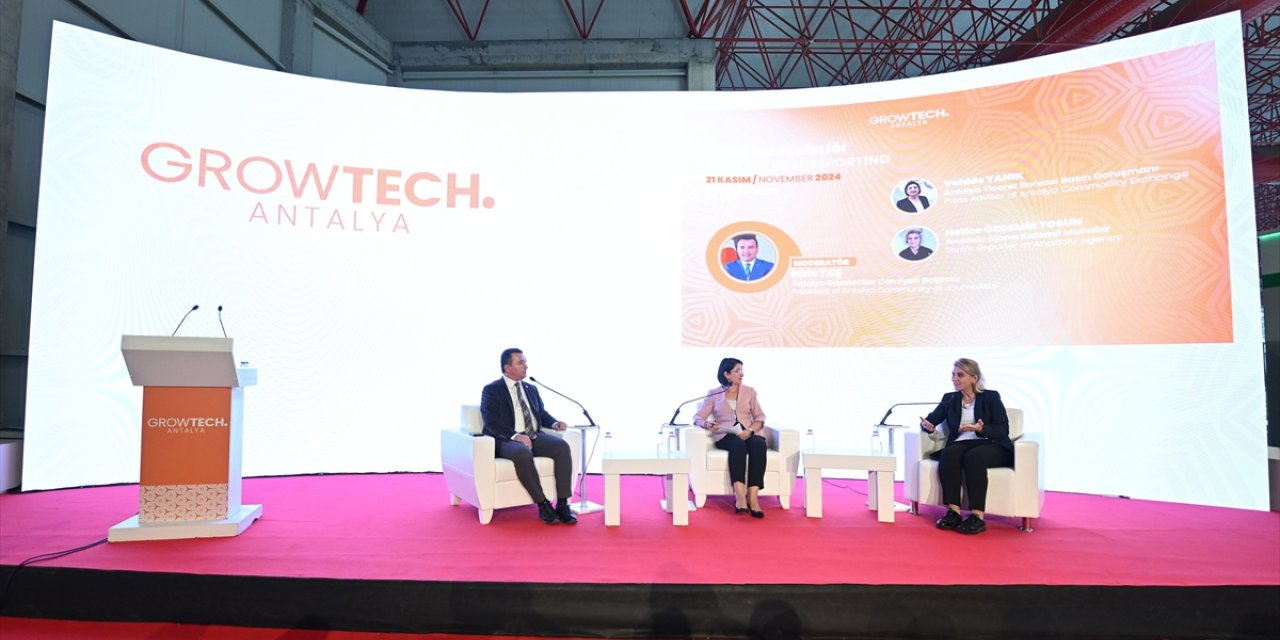 23. Growtech Antalya Tarım Fuarı'nda gazeteciler tarımı konuştu