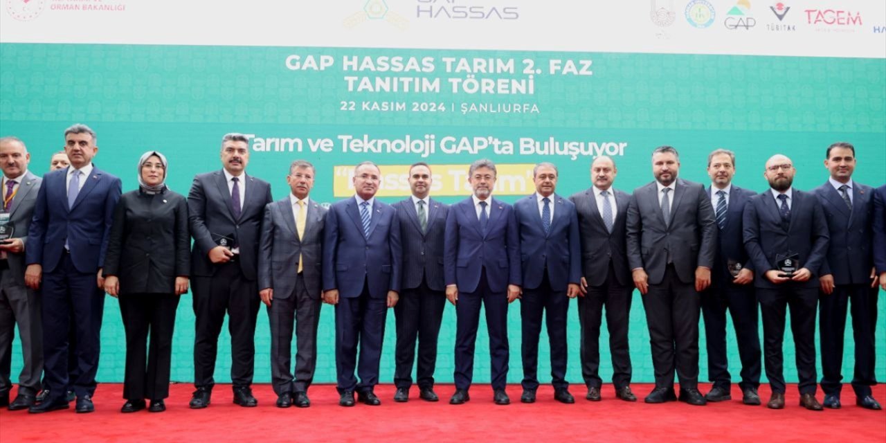 Bakanlar Yumaklı ve Kacır, Şanlıurfa GAP Hassas Tarım 2. Faz Tanıtım Töreni'ne katıldı