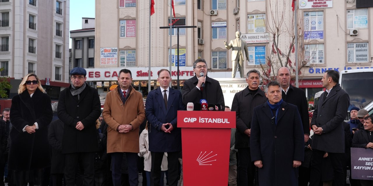 CHP'lilerin Esenyurt Belediyesi eylemi devam ediyor