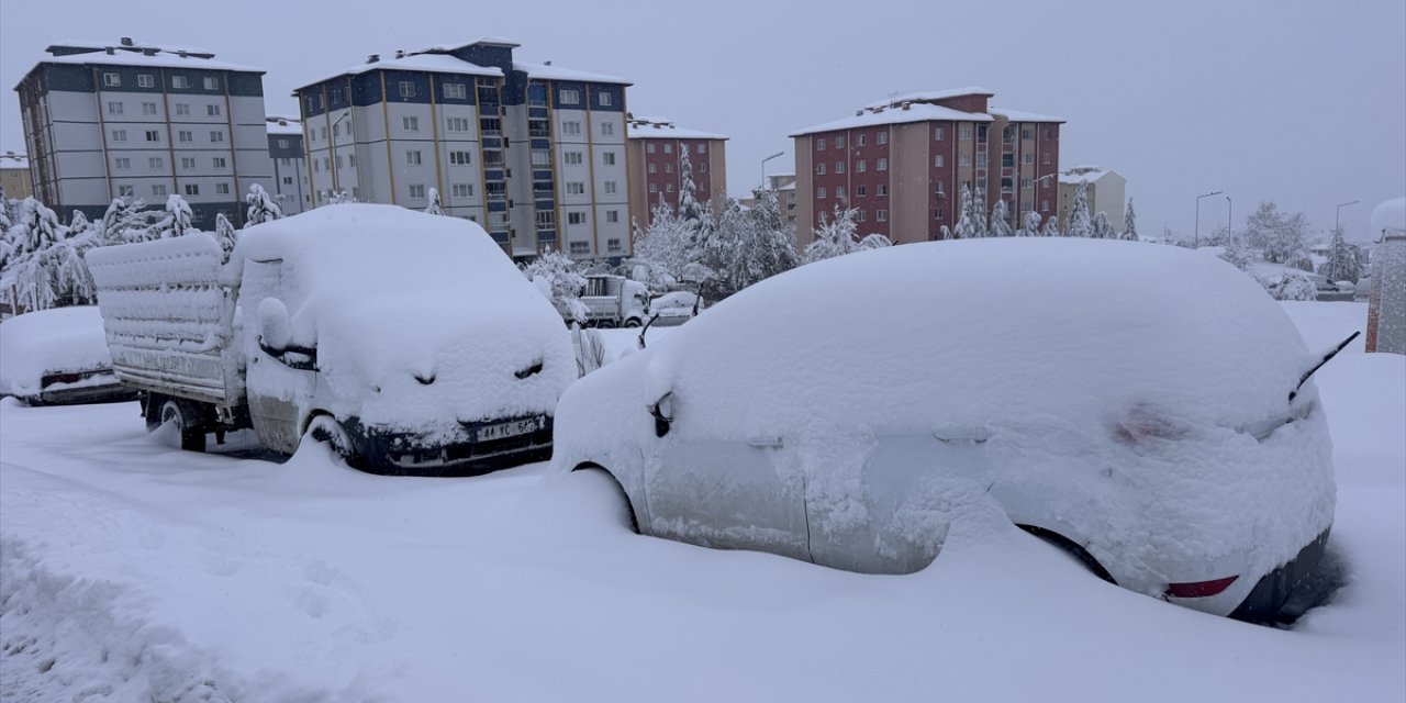 Malatya'da kar etkili oldu