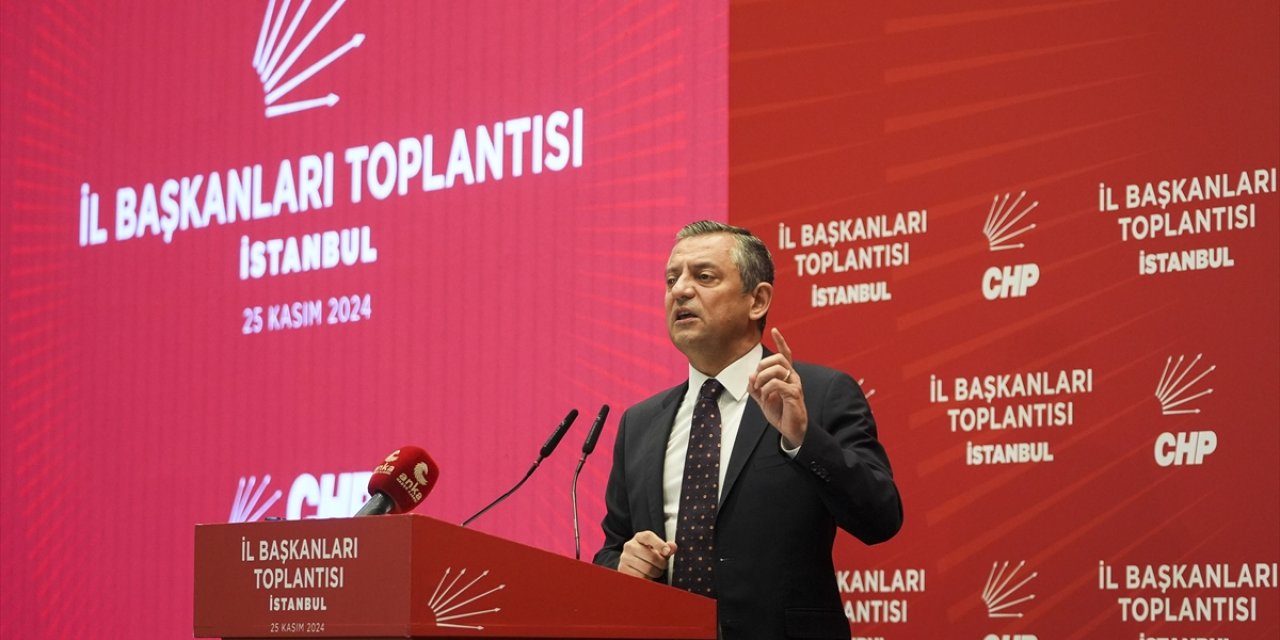 CHP Genel Başkanı Özel, partisinin il başkanları toplantısında konuştu: