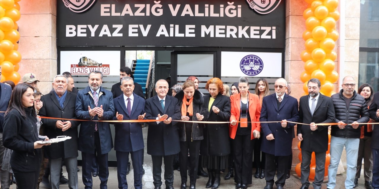 Elazığ'da aile içi şiddetle mücadele kapsamında "Beyaz Ev Aile Merkezi" açıldı