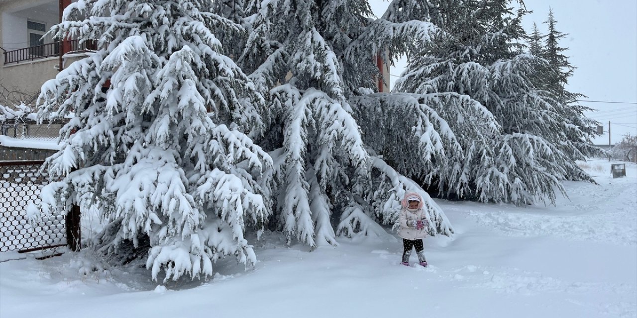 Yozgat, Kayseri ve Nevşehir'de kar yağışı etkisini sürdürüyor