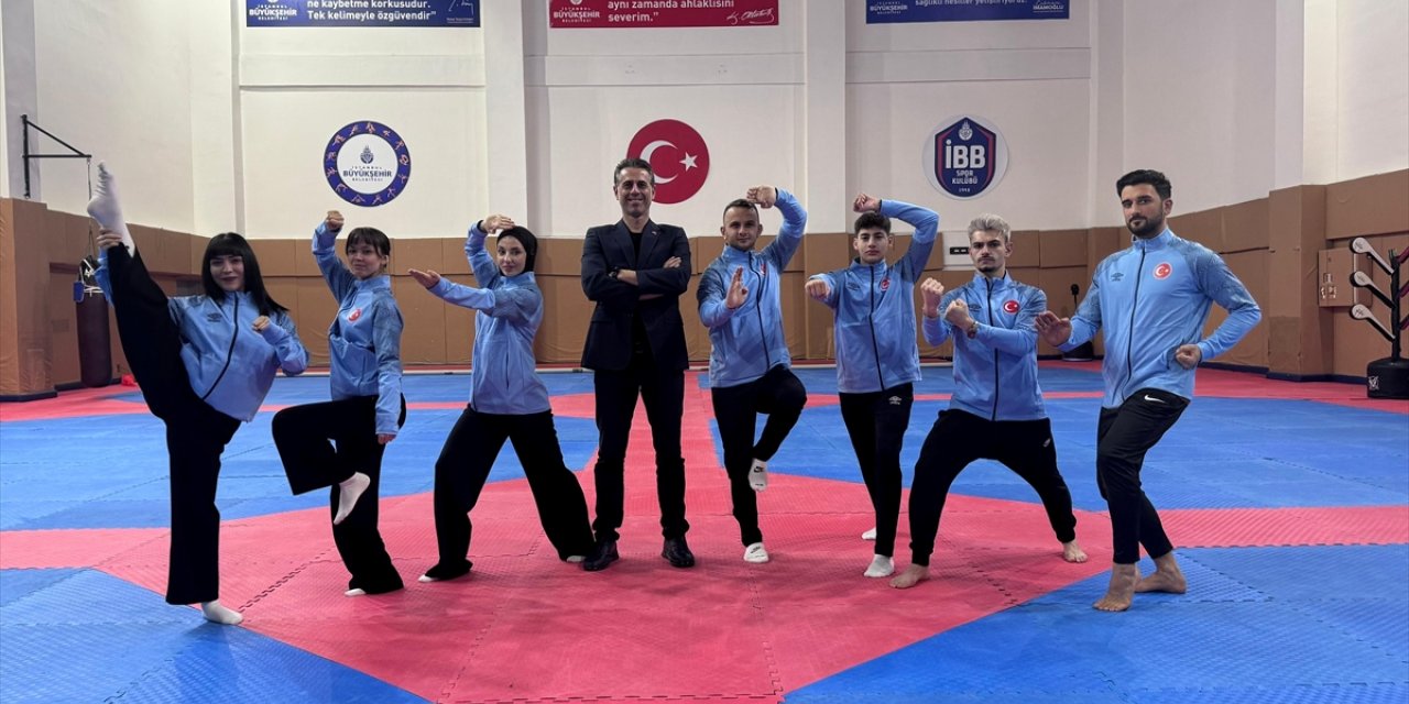 Tekvando Federasyonu Başkanı Tanrıkulu'dan Poomsae Milli Takımı'na moral ziyareti