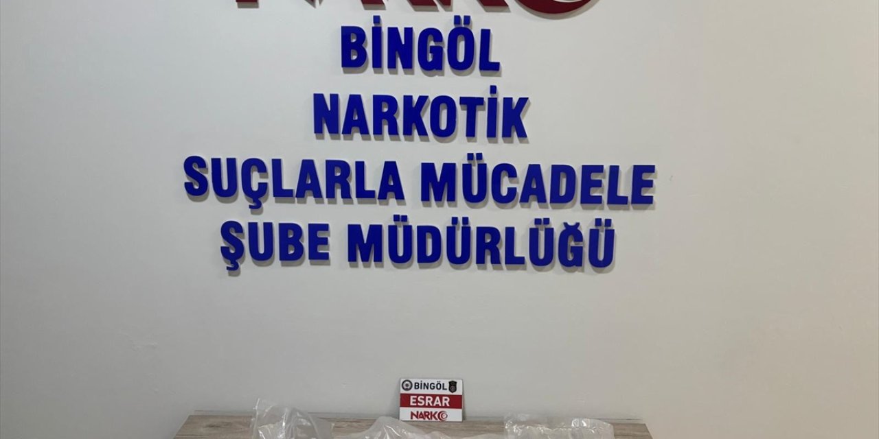 Bingöl'de 2 kilo 86 gram skunk ele geçirildi