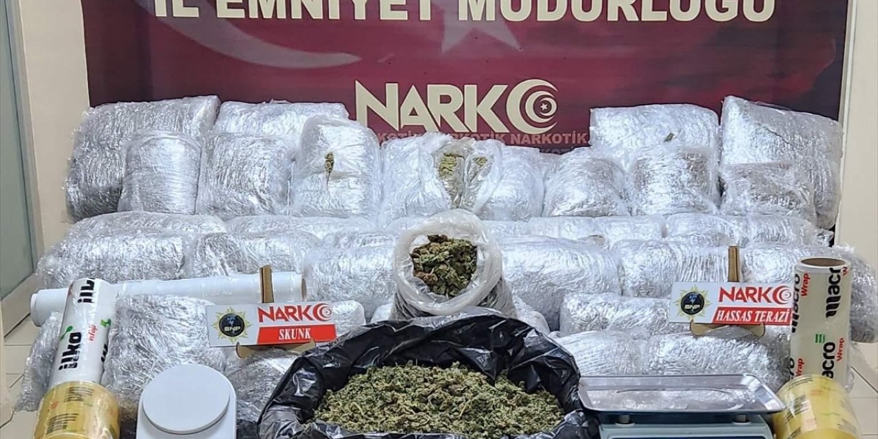 Batman'da 52 kilo 700 gram skunk ele geçirildi