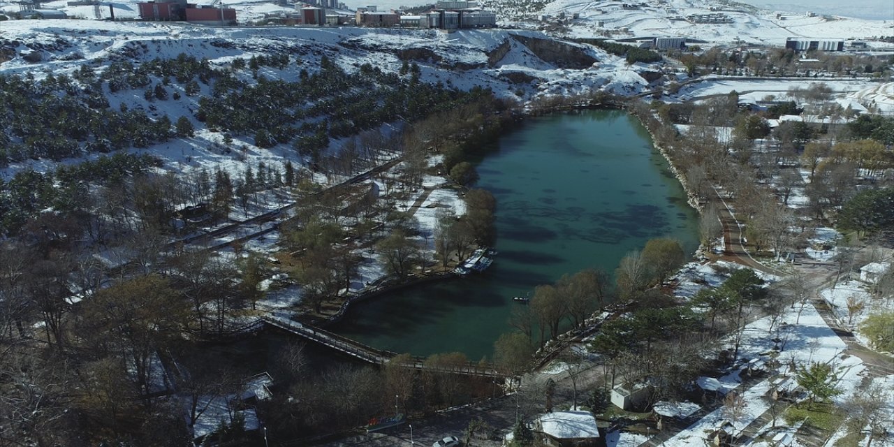 Malatya’da kar sonrası güneşli hava güzel görüntüler oluşturdu