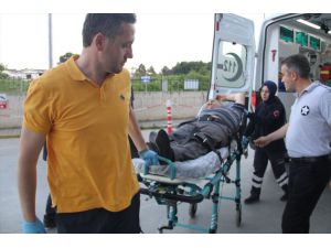 Samsun'da bıçaklı kavga: 1 yaralı