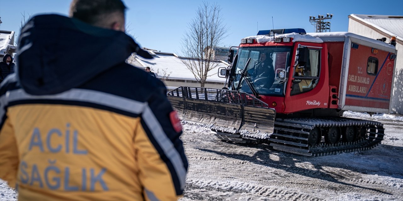 Erzurum'daki sağlık ekipleri kışın hastalara "Hızır gibi" yetişmek için hazır