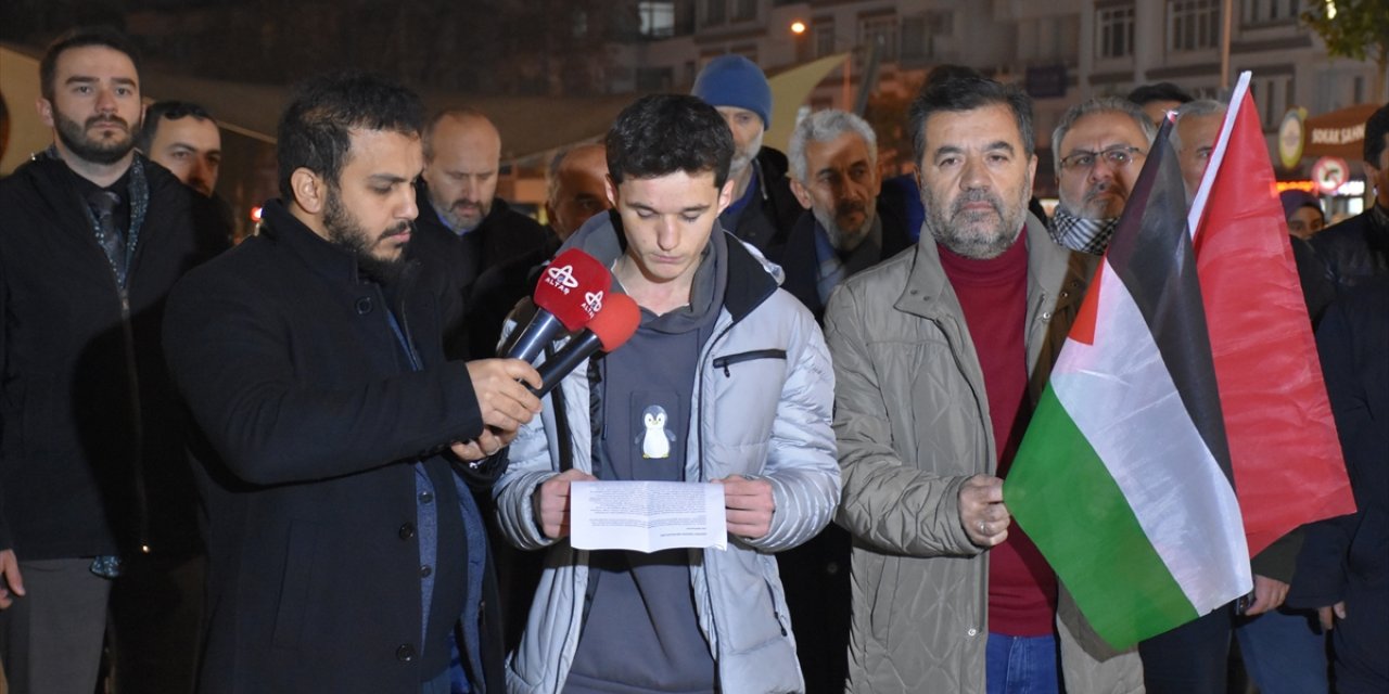 Ordu'da Gazze ve savaş bölgelerine destek açıklaması