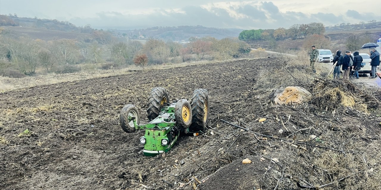 Çanakkale'de devrilen traktörün sürücüsü öldü