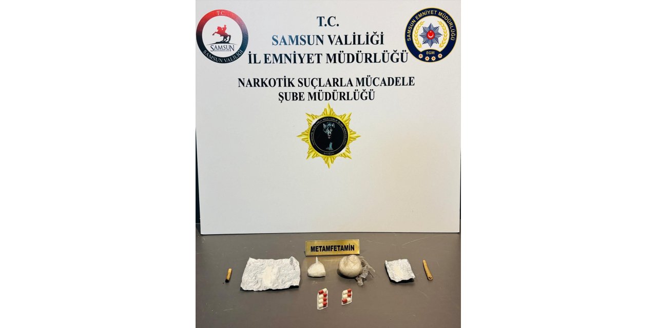 Samsun'da firari hükümlü ile yanındaki zanlı uyuşturucuyla yakalandı