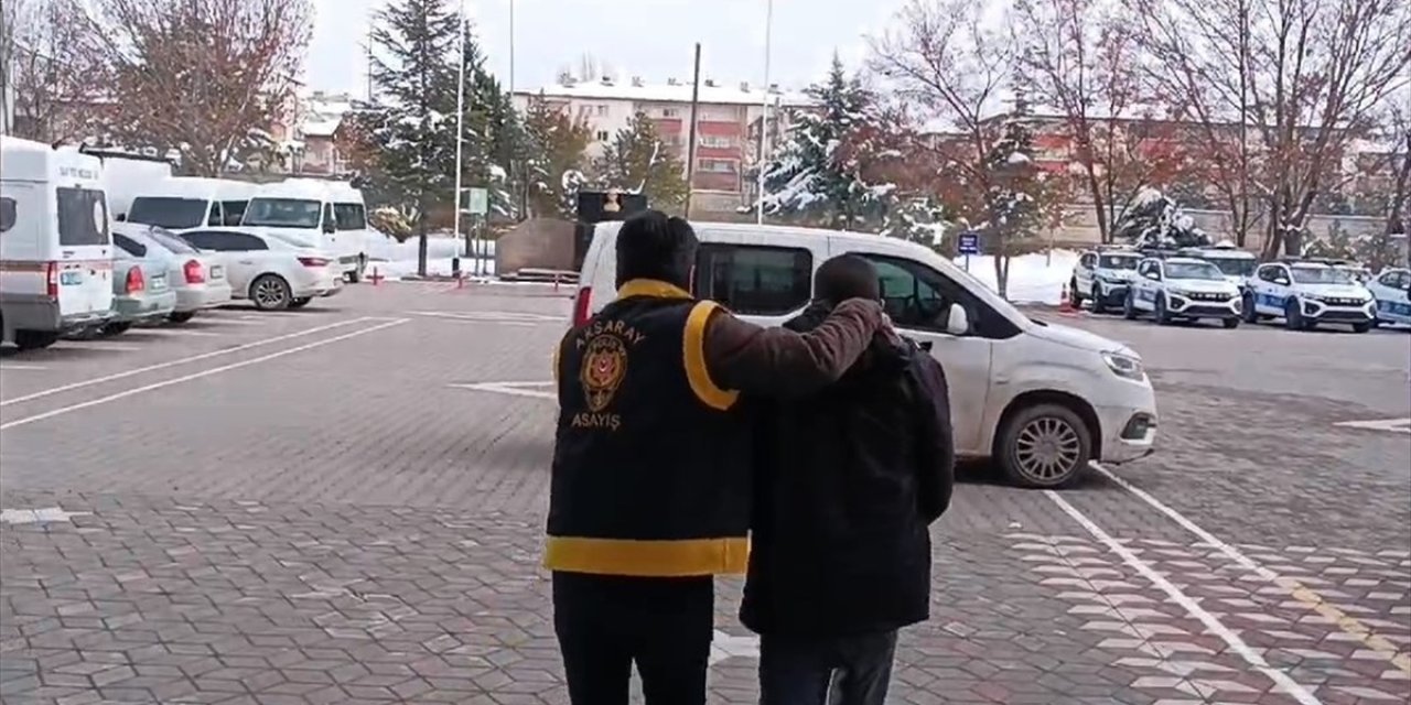 Aksaray'da evlerden hırsızlık yapan zanlı tutuklandı