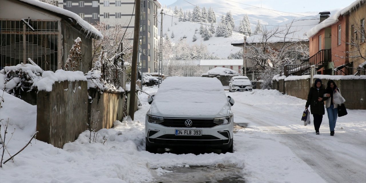 Bitlis'te kar nedeniyle 77 yerleşim yerine ulaşım sağlanamıyor