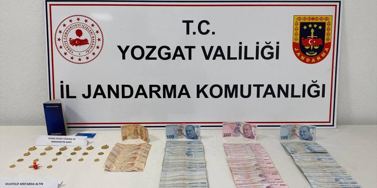 Yozgat'ta bir evden altın ve para çalan zanlı yakalandı