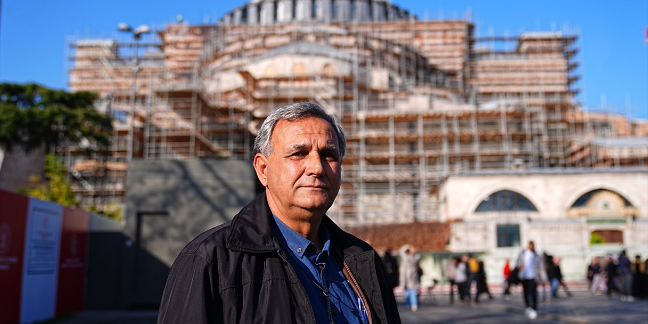 Ayasofya-i Kebir Cami-i Şerifi'nin kubbesi restorasyon için sökülecek