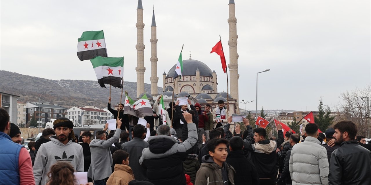 Kayseri, Nevşehir ve Niğde'de Suriyeliler, Baas rejiminin devrilmesini kutladı