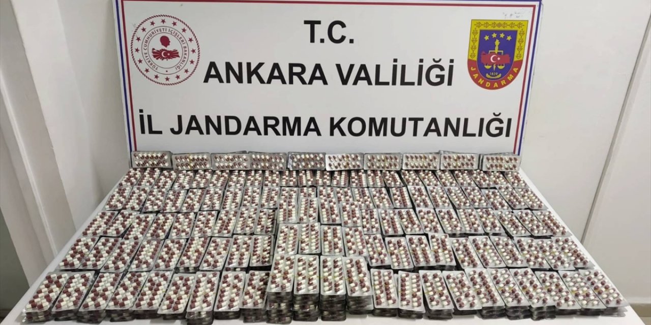 Ankara'da 7 bin 650 uyuşturucu hap ele geçirildi