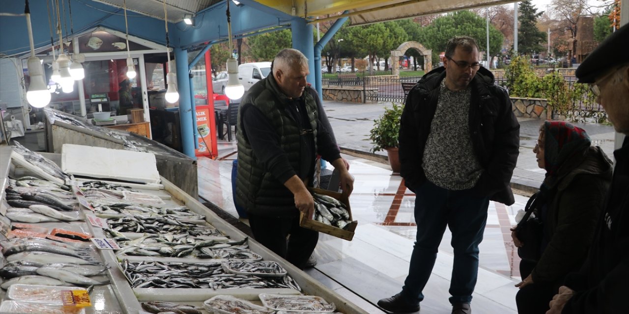 Tekirdağ'da çinekop tezgahları süslemeye başladı