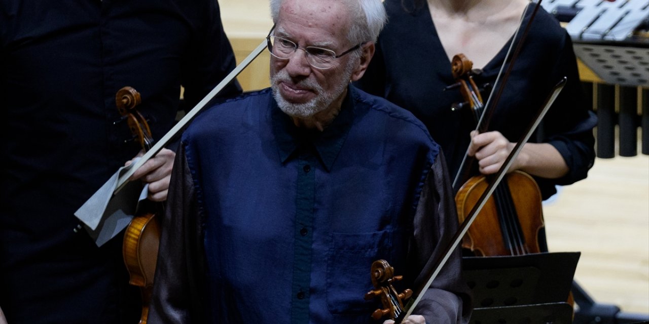 Keman sanatçısı Gidon Kremer, Ankara'da konser düzenledi