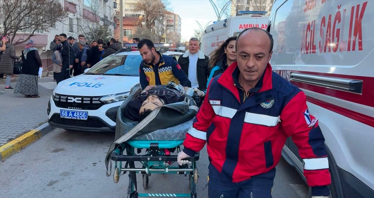 Aksaray'da bir kişi tartıştığı kayınbiraderini silahla yaraladı