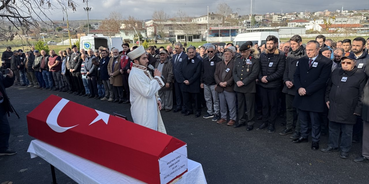 Tekirdağ'da Kıbrıs gazisi son yolculuğuna uğurlandı