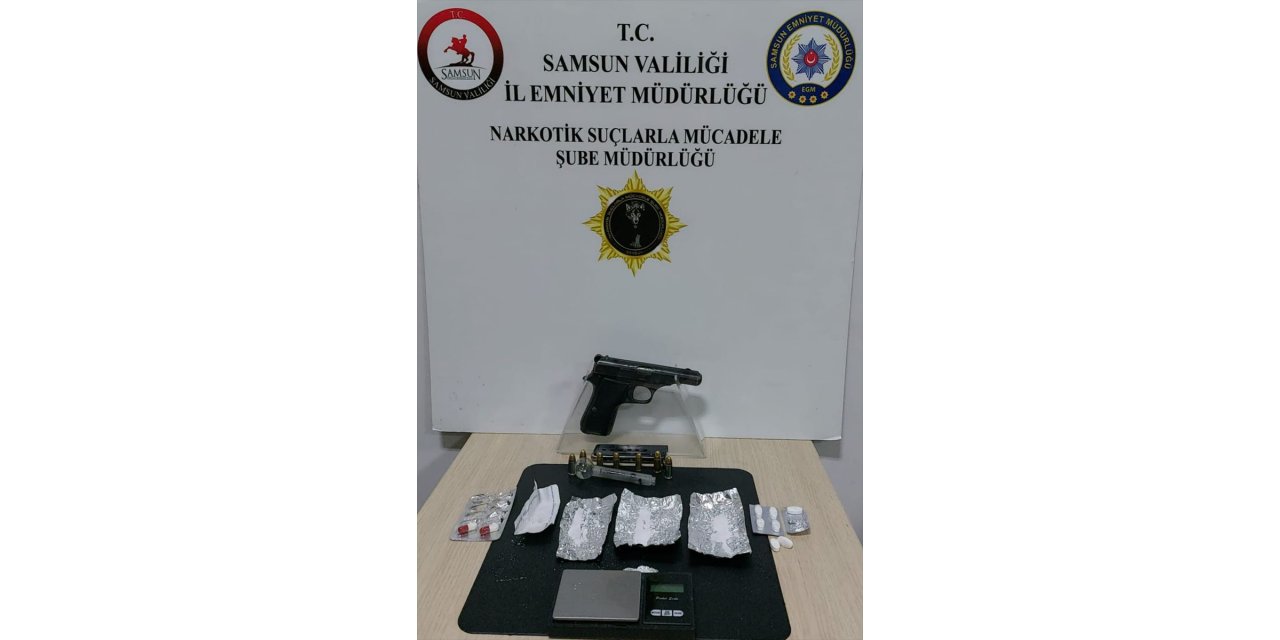 Samsun'da uyuşturucu operasyonunda 5 şüpheli yakalandı