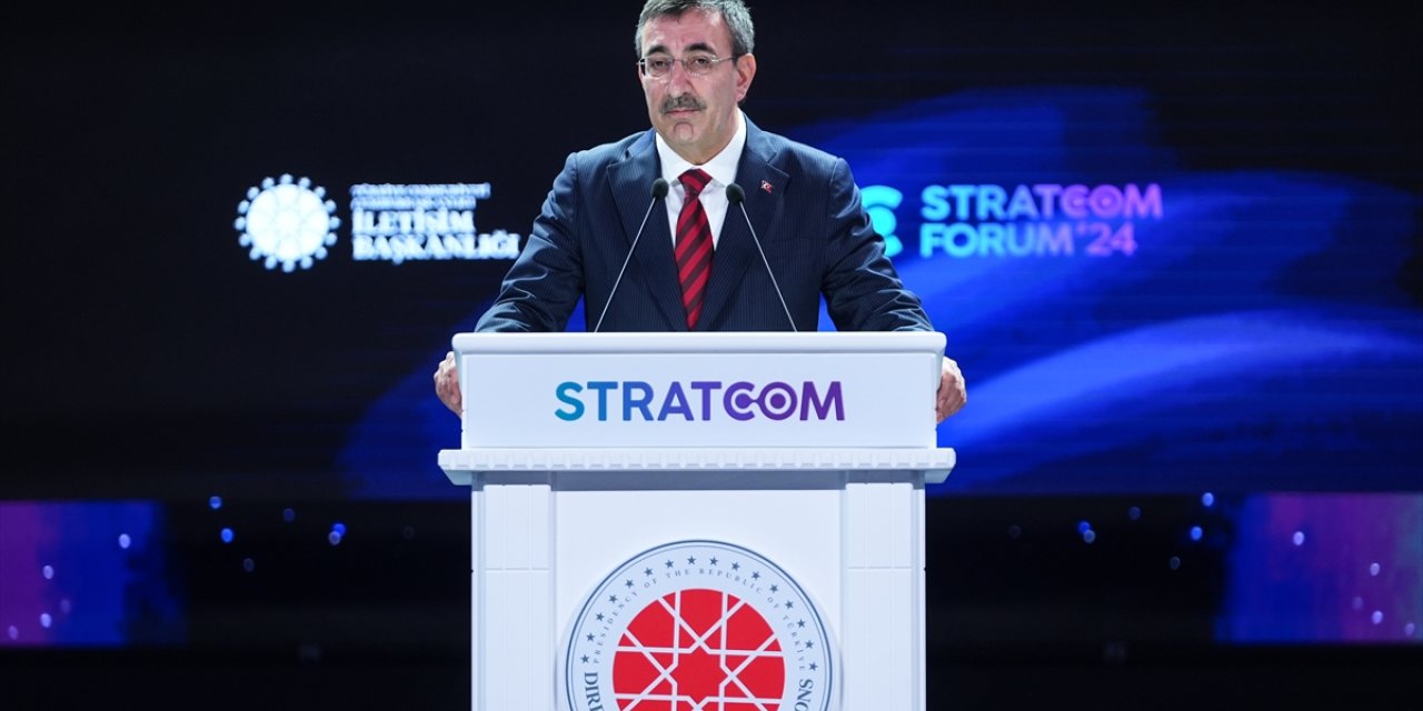 Cumhurbaşkanı Yardımcısı Yılmaz, Stratcom Summit 24'ün açılışında konuştu: