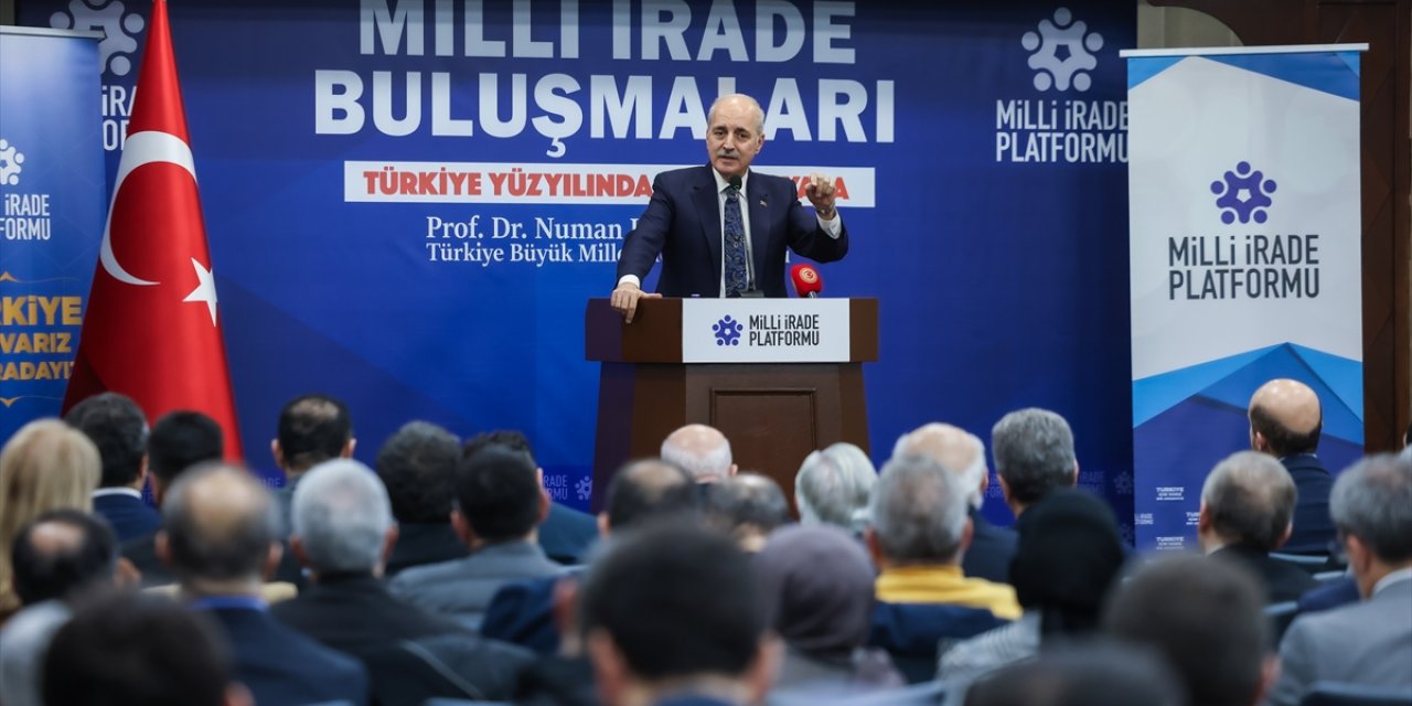 TBMM Başkanı Kurtulmuş, Milli İrade Buluşmaları Programı'nda konuştu: