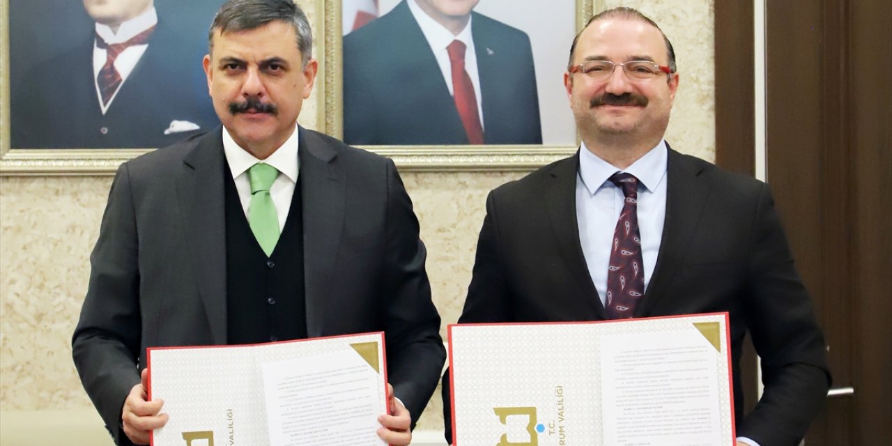 Erzurum'da Valilik ile Atatürk Üniversitesi arasında stratejik işbirliği için protokol imzalandı