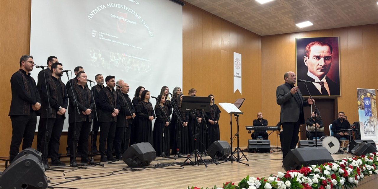 Antakya Medeniyetler Korosu, Osmaniye'de konser verdi