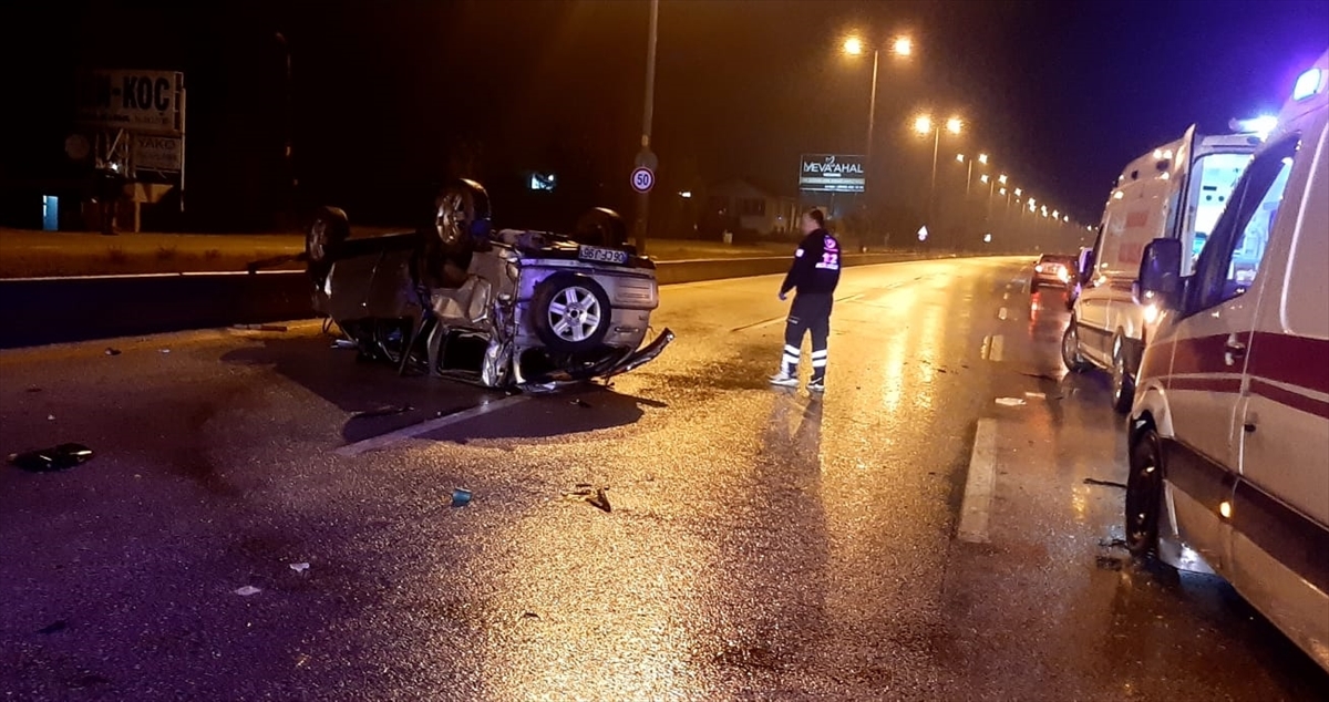 Ankara'da devrilen cipteki 1 kişi öldü, 1 kişi yaralandı