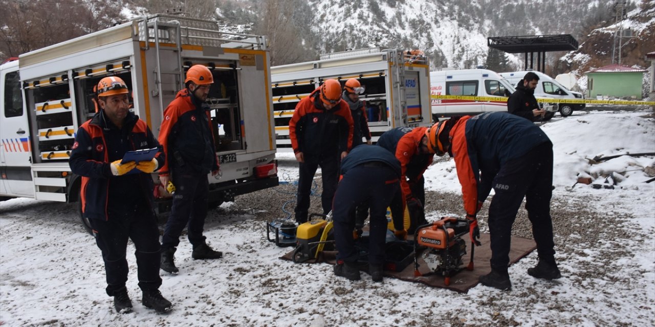 Gümüşhane'de deprem tatbikatı yapıldı