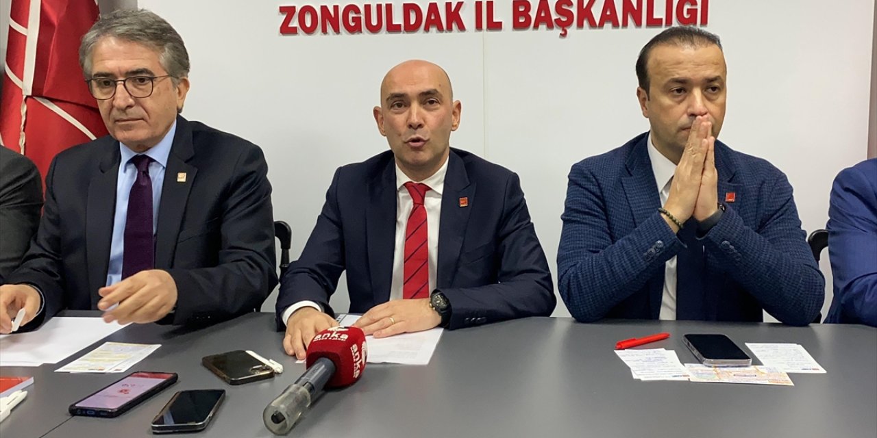 CHP'li Demir ve Karatepe, Zonguldak'ta basın mensuplarıyla bir araya geldi