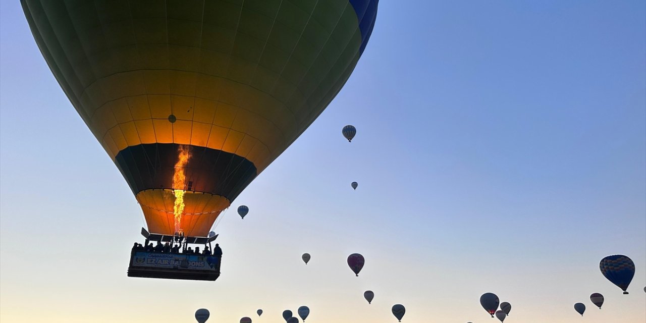 Kapadokya'da balonlar bir hafta sonra gökyüzünde